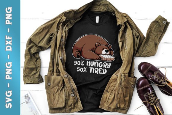 50 Hungry 50 Tired Funny Lazy SVG Review