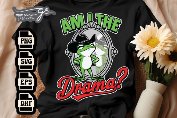 Am I the Drama Funny Frog SVG Review