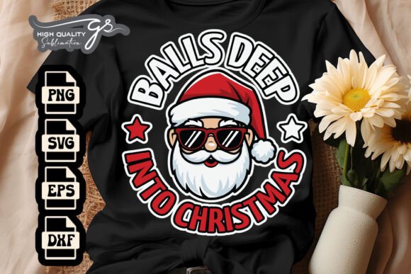 Balls Deep into Xmas Funny Santa SVG Review