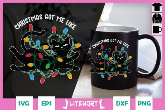 Christmas Got Me Like Funny Cat SVG Review
