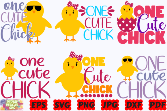 Cute Chick SVG: Easter Design for Embroidery Projects
