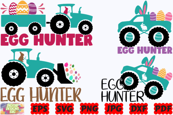 Evaluating Egg Hunter SVG Funny Easter SVG PNG for Real Embroidery Projects