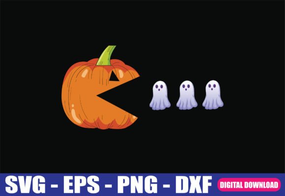 Halloween Pumpkin Funny Ghosts SVG Review