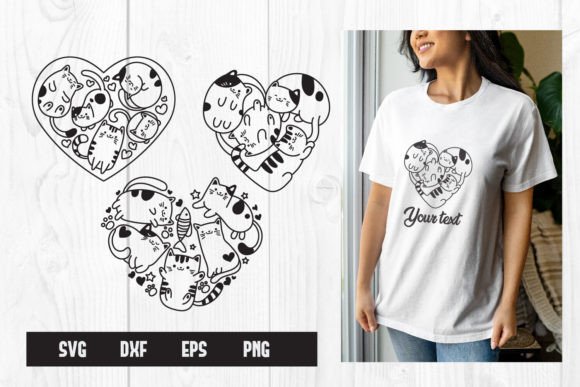 Heart Cats SVG: Cute, Funny, and Embroidery-Ready?