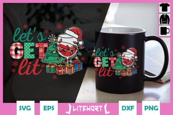 Let s Get Lit Funny Christmas SVG Review