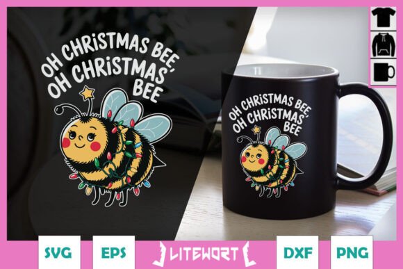 Oh Christmas Bee Funny Puns SVG Review