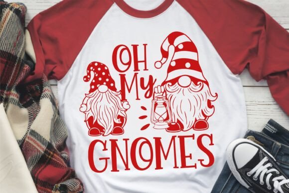Oh My Gnomes SVG: A Festive Embroidery Design with Personality