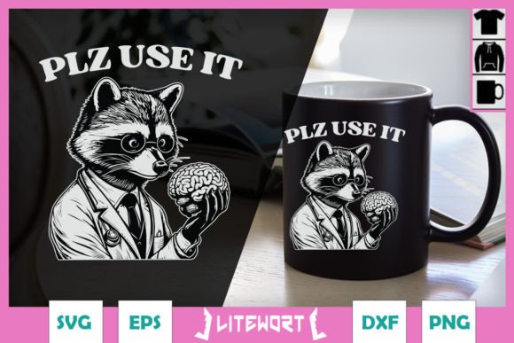 Plz Use It Funny Racoon SVG Review