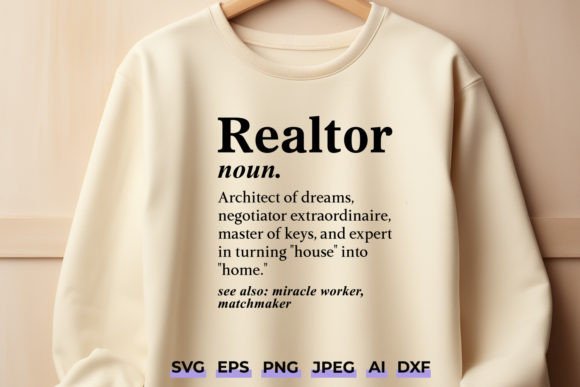 Realtor Definition SVG Funny Real Estate Review