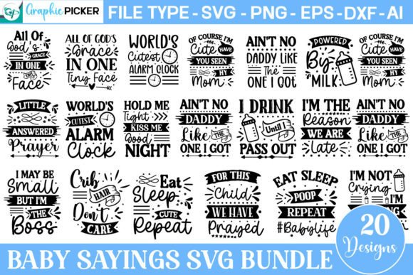 Review: Baby Sayings SVG Bundle for Embroidery