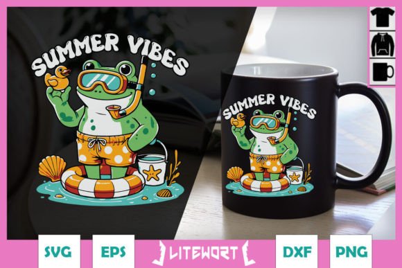 Summer Vibes Funny Frog SVG Review