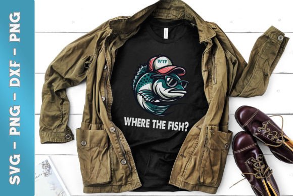 W Where the Fish Funny Fishing SVG Review